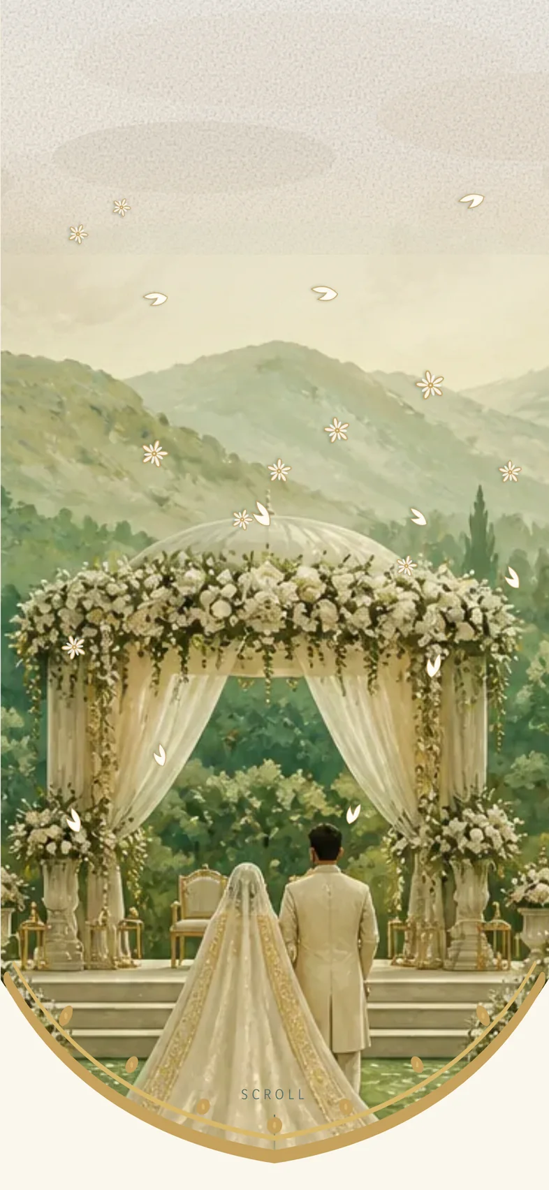Storybook Nikah invitation design